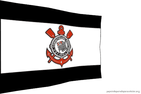 Gif Animado Bandeira do Corinthians 480x320