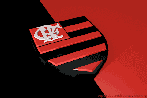 Gif Animado Escudo do Flamengo 3D 480x320